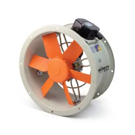 Kanalfläkt Axialfläkt IP65 Trefas 870W 12800m³/h Glasfiberimpeller, Sodeca