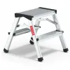 Pall 38 cm, hopfällbart mini stege, aluminium, max 125 kg, BAULICH