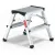 Pall 38 cm, hopfällbart mini stege, aluminium, max 125 kg, BAULICH