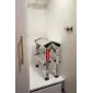 Pall, hopfällbart mini stege, aluminium, max 125 kg, BAULICH