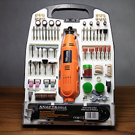 Mini slipmaskin 220W, 235 element, 8000-32500 RPM, Kraft & Delle