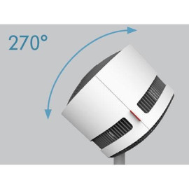 Boneco Air Shower golvfläkt F120 - elegant, tyst och stark stående fläkt 54 cm hög