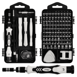 Precisionsverktyg, sats 117 delar, bits, TORX, skruvmejslar m.m.
