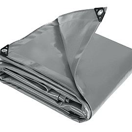 Presenning PVC 650g/m² Blank Måttbeställd Metervara med Öljetter
