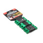 StealthMounts Bench Belt universal holder 6 pack in black ABS