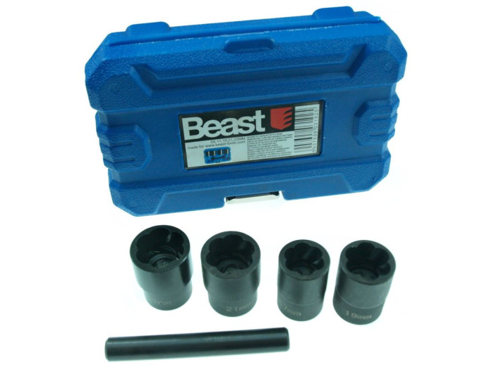 Socket Wrench set 17-22 mm, Beast