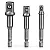 Hylsadaptersats 1/4" Sexkant till 1/4", 3/8", 1/2" Fyrkant, 7-pack, Wuber Tools