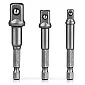 Hylsadaptersats 1/4" sexkant, 7-pack