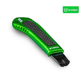 Snap-Off Knife 18 mm in Aluminium, 9-Pack, Wuber Tools