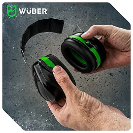 Hörselkåpor SNR 34 dB EN 352-1, Justerbar Bygel, 2-pack, Wuber Tools