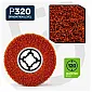 Nylonborstvals P320 120x100x19 mm, 2-pack