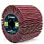Abrasive Flap Roller P80 for Satin Finishing Machine, 120x100x19 mm, 2-Pack, Wuber Tools
