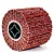 Abrasive Fibre Roller P60 for Satin Finishing Machine 120x100x19 mm, 2-Pack, Wuber Tools