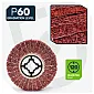 Abrasive Fibre Roller P60 120x100x19 mm 2-pack