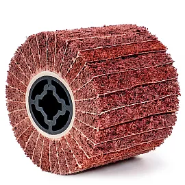 Abrasive Roller P80 for Satin Finishing Machine 120x100x19 mm, 2-Pack, Wuber Tools