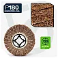 Abrasive Fibre Roller P180 120x100x19 mm 2-Pack