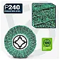 Abrasive Fibre Roller P240 120x100x19 mm, 2-Pack