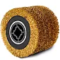 Steel brush roller 120x100x19 mm satin finishing