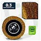 Steel brush roller 120x100x19 mm satin finishing