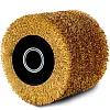 Wire Brush Roller for Satin Finishing Machine 120x100x19 mm, Round Bush, Wuber Tools