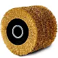 Wire brush roller 120x100x19 mm satin finish