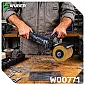 Wire brush roller 120x100x19 mm satin finish