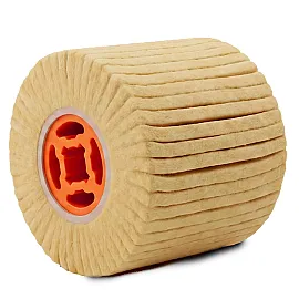 Polervals i Filt för Satineringsmaskin, 120x100x19 mm, Wuber Tools
