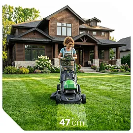Gräsklipparkniv 47 cm för Batteridriven Gräsklippare 40 V, Wuber Tools