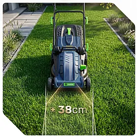 Gräsklipparkniv 38 cm för Batteri- och Elgräsklippare, 2-pack, Wuber Tools