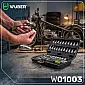 1/4" Socket Wrench Set, Sockets 4-14 mm