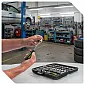 1/4" Socket Wrench Set, Sockets 4-14 mm