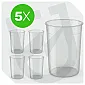 Disposable paint sprayer cups 800 ml, 7-pack