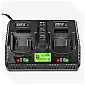 Dubbelladdare Share+ System 21,5 V 2,4 A x2