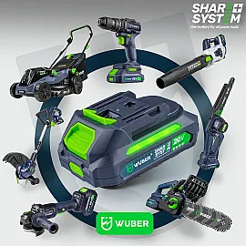 Batteri Share+ System 20 V 2,0 Ah Li-Ion, Wuber Tools