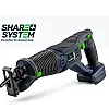 Tigersåg 20 V, Kolborstfri, 22 mm Slaglängd, 0-2900 varv/min, Utan Batteri, Wuber Tools
