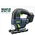 Cordless Jigsaw 20 V Brushless, Cutting Depth 200 mm Wood, Solo, Wuber Tools