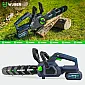 Cordless chainsaw 20 V, 12" guide bar 30 cm