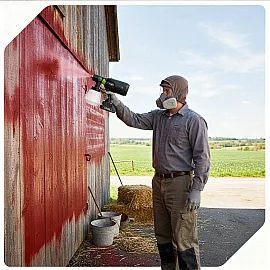 Cordless Paint Sprayer 20 V 200 W 1000 ml 42000 rpm, without Battery and Charger, Wuber Tools