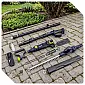 Pole chainsaw and hedge trimmer 20 V, 212-297 cm