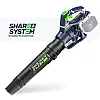 Cordless Leaf Blower 2x20 V 220 km/h Brushless, Without Batteries and Charger, Wuber Tools