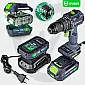 Cordless hammer drill driver 20 V, brushless, 50 Nm
