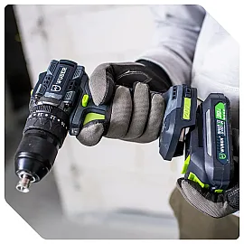 Slagborrskruvdragare 20 V, 50 Nm, Kolborstfri, 13 mm Chuck, Utan Batteri, Wuber Tools