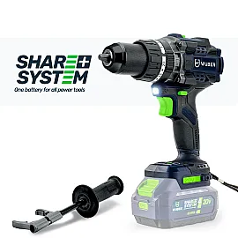 Hammer Drill Driver 20 V, 160 Nm, Brushless, 13 mm Chuck, Without Battery, Wuber Tools