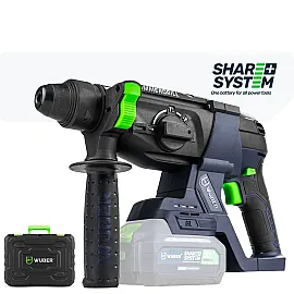 Rotary Hammer SDS-plus 20 V 2 J Without Battery and Charger, Wuber Tools