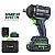Mutterdragare 20 V, 1000 Nm, 1/2", Borstlös, 4,0 Ah Batteri och Laddare, Wuber Tools