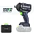 Mutterdragare 20 V 1000 Nm 1/2" Kolborstfri LED utan batteri, Wuber Tools