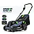 Brushless Lawn Mower 38 cm 40 V, 2x6.0 Ah Batteries and Charger, Wuber Tools