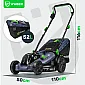 Cordless lawn mower 43 cm 40 V