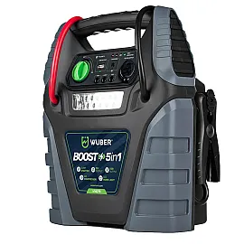 Starthjälp med Kompressor 5-i-1, 12 V 17 Ah, 900 A, Wuber Tools