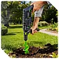 Earth auger 80x300 mm stainless steel, 3 pcs